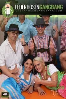 German oktoberfest groupsex fuck party orgy with cony clay and fanny